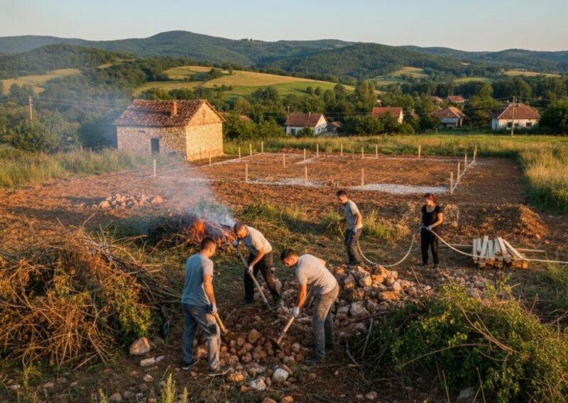 Sređivanje Placa Za Gradnju Kuće